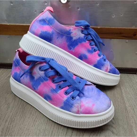 BP Sonny-Fab Tie Dye Sneakers size 8 - Picture 1 of 9